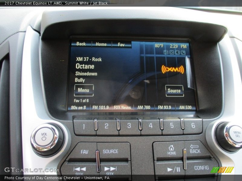 Summit White / Jet Black 2017 Chevrolet Equinox LT AWD