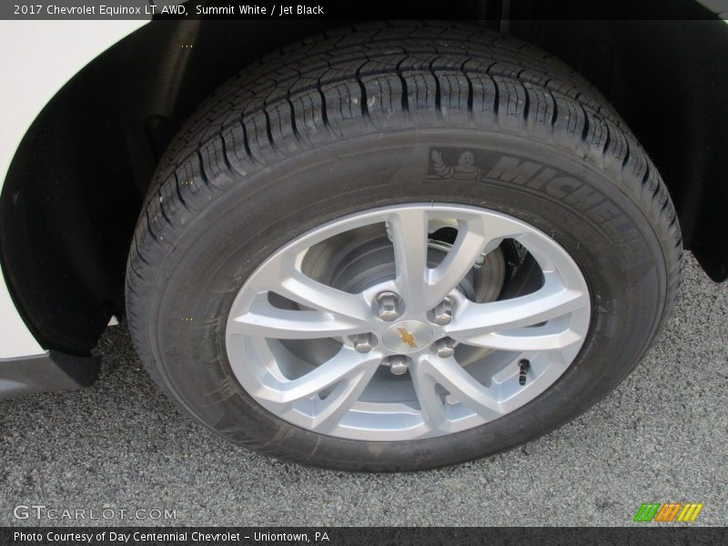 Summit White / Jet Black 2017 Chevrolet Equinox LT AWD