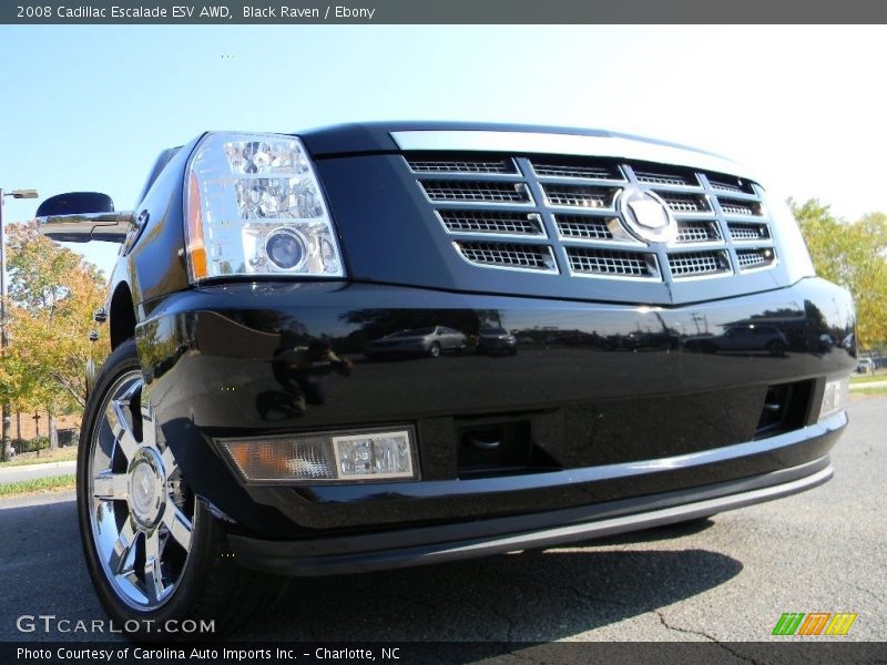 Black Raven / Ebony 2008 Cadillac Escalade ESV AWD
