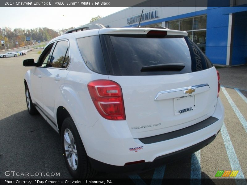 Summit White / Jet Black 2017 Chevrolet Equinox LT AWD