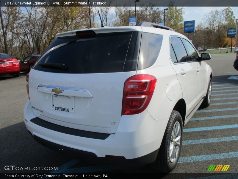 Summit White / Jet Black 2017 Chevrolet Equinox LT AWD