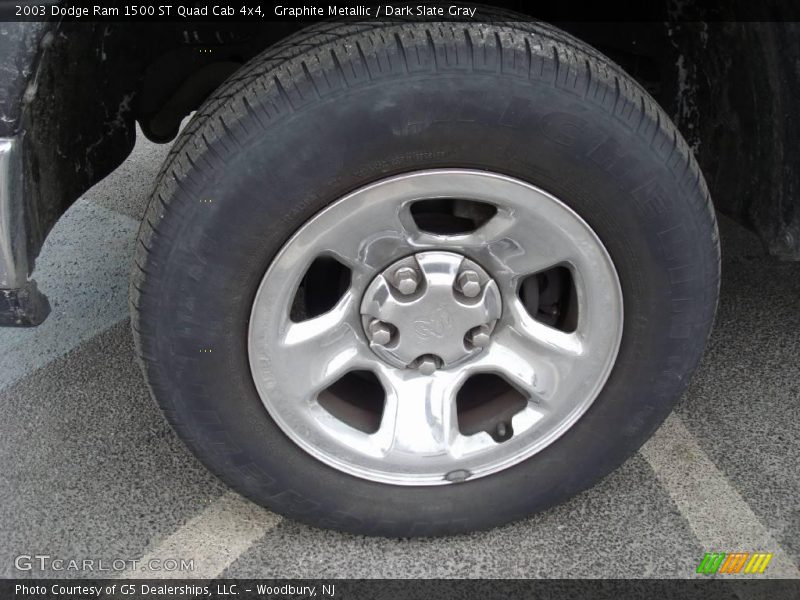 Graphite Metallic / Dark Slate Gray 2003 Dodge Ram 1500 ST Quad Cab 4x4