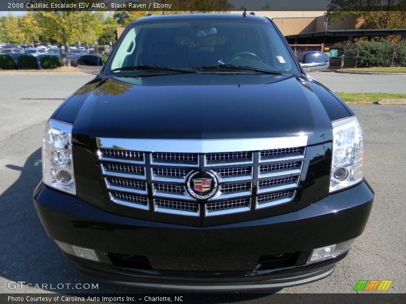 Black Raven / Ebony 2008 Cadillac Escalade ESV AWD