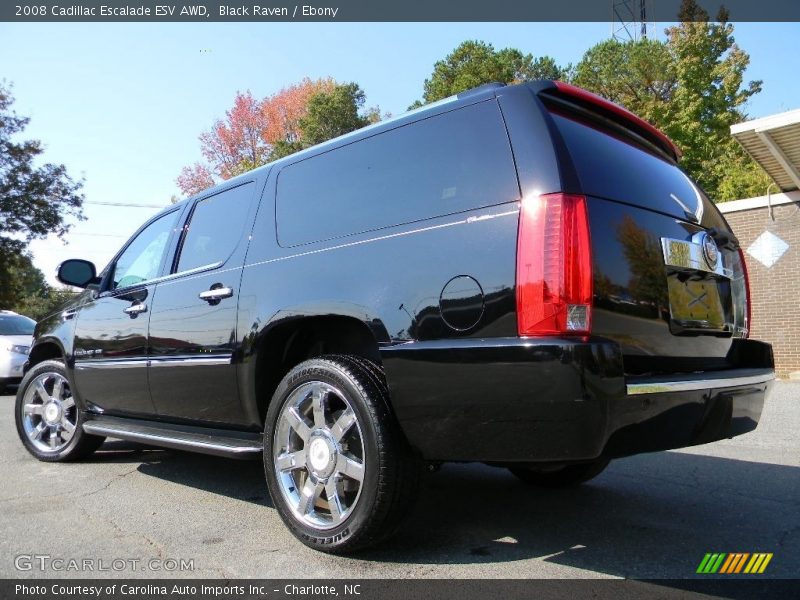 Black Raven / Ebony 2008 Cadillac Escalade ESV AWD