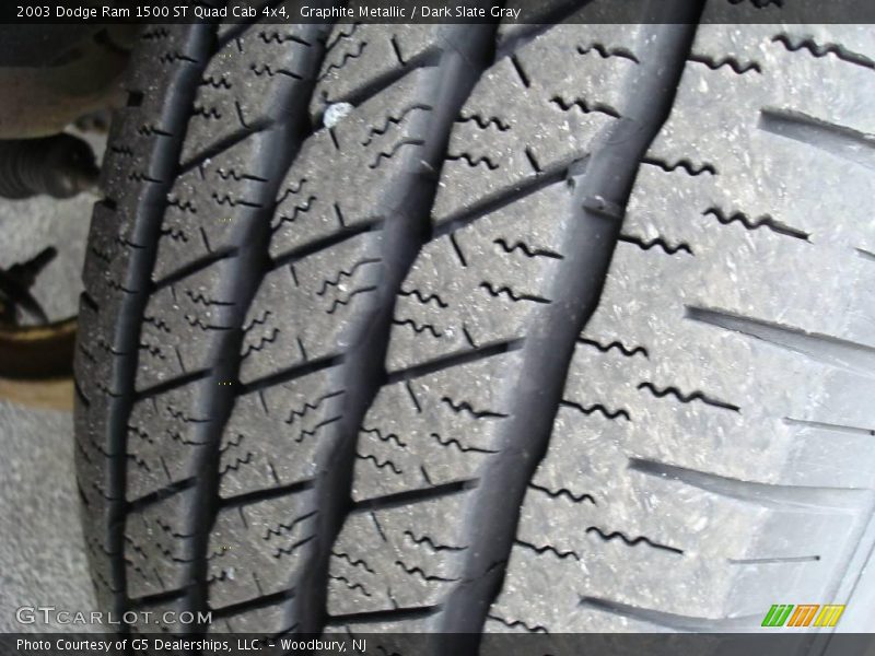 Graphite Metallic / Dark Slate Gray 2003 Dodge Ram 1500 ST Quad Cab 4x4