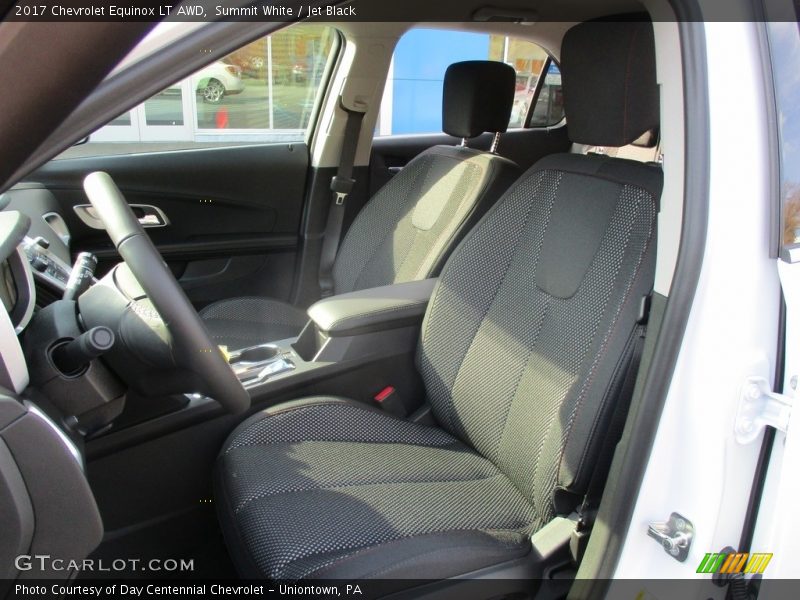 Summit White / Jet Black 2017 Chevrolet Equinox LT AWD