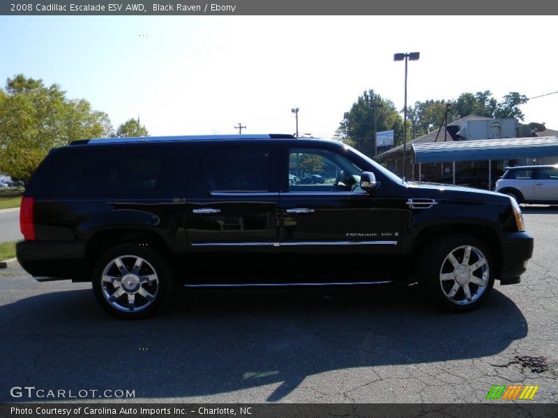 Black Raven / Ebony 2008 Cadillac Escalade ESV AWD
