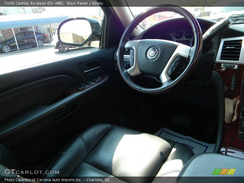 Black Raven / Ebony 2008 Cadillac Escalade ESV AWD
