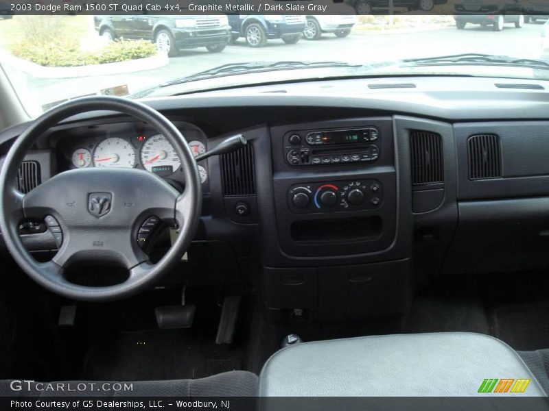 Graphite Metallic / Dark Slate Gray 2003 Dodge Ram 1500 ST Quad Cab 4x4
