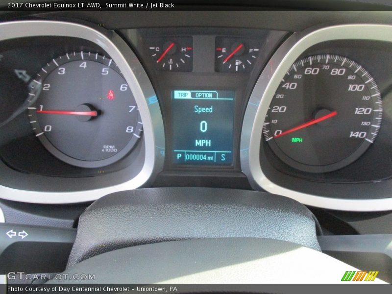 Summit White / Jet Black 2017 Chevrolet Equinox LT AWD