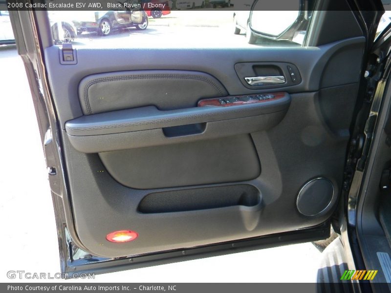 Black Raven / Ebony 2008 Cadillac Escalade ESV AWD