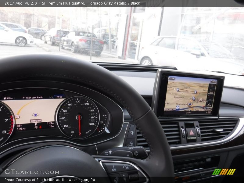 Tornado Gray Metallic / Black 2017 Audi A6 2.0 TFSI Premium Plus quattro
