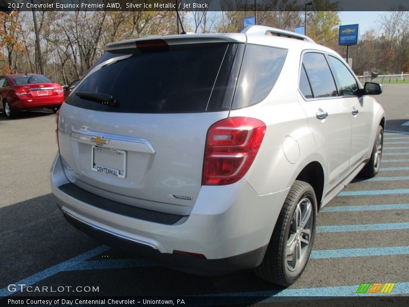 Silver Ice Metallic / Jet Black 2017 Chevrolet Equinox Premier AWD