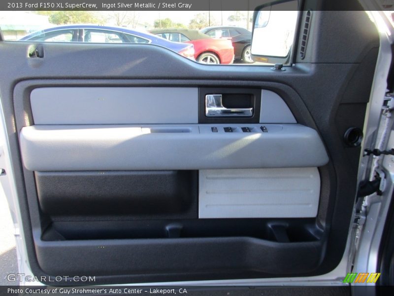 Ingot Silver Metallic / Steel Gray 2013 Ford F150 XL SuperCrew