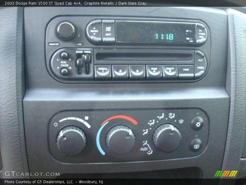 Graphite Metallic / Dark Slate Gray 2003 Dodge Ram 1500 ST Quad Cab 4x4