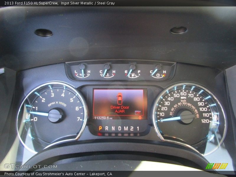 Ingot Silver Metallic / Steel Gray 2013 Ford F150 XL SuperCrew