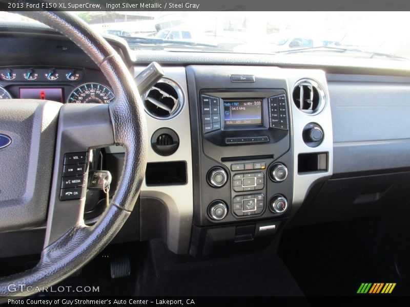 Ingot Silver Metallic / Steel Gray 2013 Ford F150 XL SuperCrew