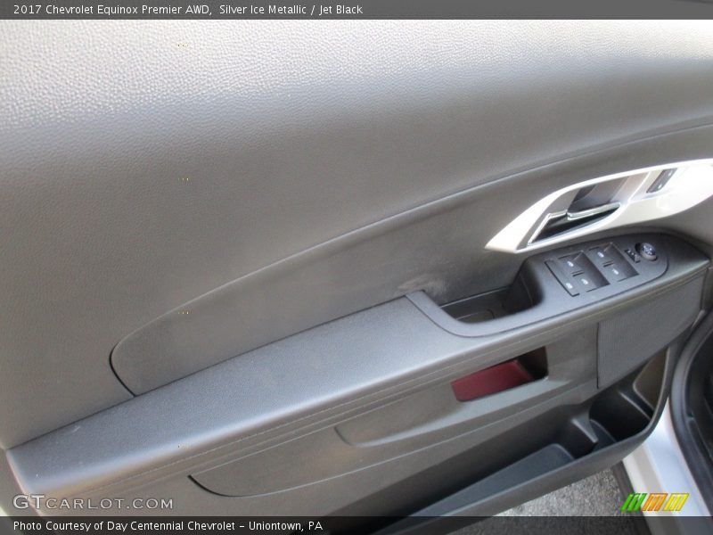 Silver Ice Metallic / Jet Black 2017 Chevrolet Equinox Premier AWD