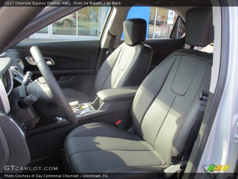 Silver Ice Metallic / Jet Black 2017 Chevrolet Equinox Premier AWD