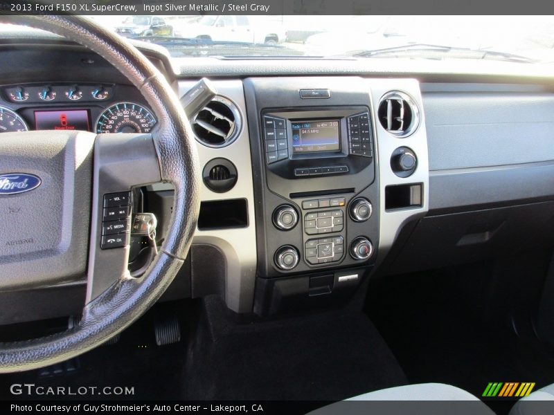Ingot Silver Metallic / Steel Gray 2013 Ford F150 XL SuperCrew