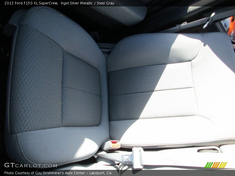 Ingot Silver Metallic / Steel Gray 2013 Ford F150 XL SuperCrew