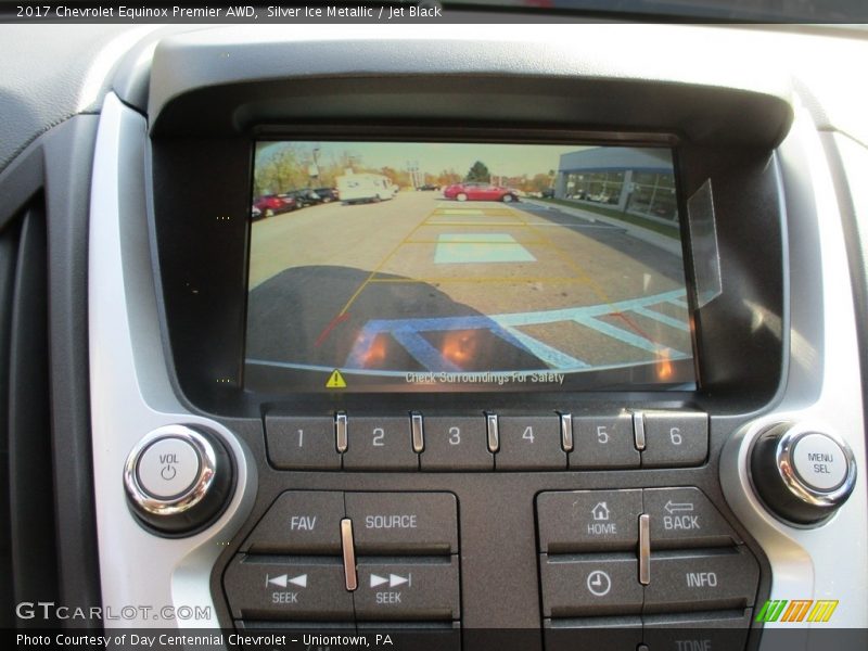 Silver Ice Metallic / Jet Black 2017 Chevrolet Equinox Premier AWD