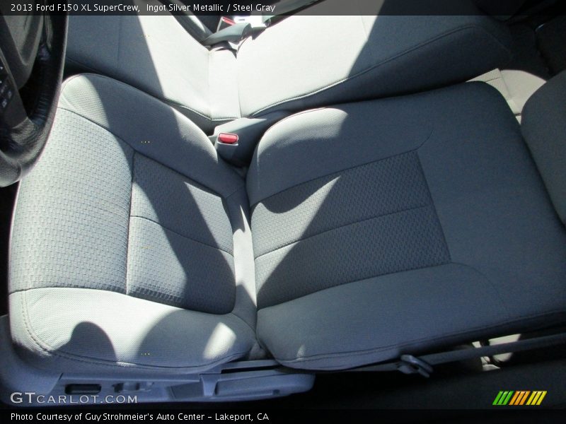 Ingot Silver Metallic / Steel Gray 2013 Ford F150 XL SuperCrew