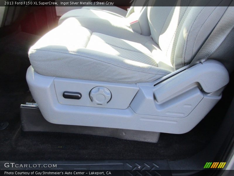 Ingot Silver Metallic / Steel Gray 2013 Ford F150 XL SuperCrew