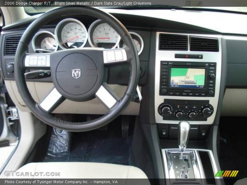 Bright Silver Metallic / Dark Slate Gray/Light Graystone 2006 Dodge Charger R/T