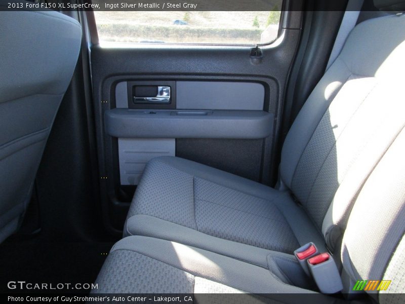 Ingot Silver Metallic / Steel Gray 2013 Ford F150 XL SuperCrew