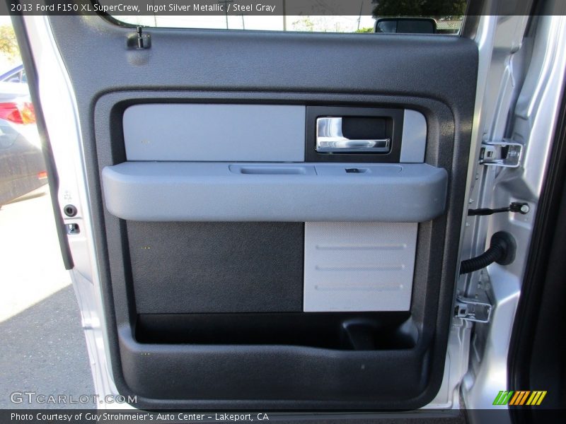 Ingot Silver Metallic / Steel Gray 2013 Ford F150 XL SuperCrew