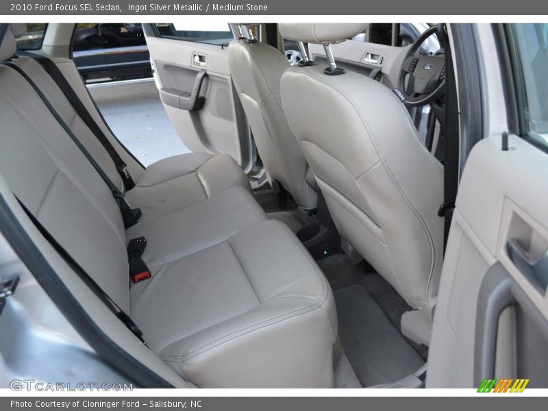 Ingot Silver Metallic / Medium Stone 2010 Ford Focus SEL Sedan