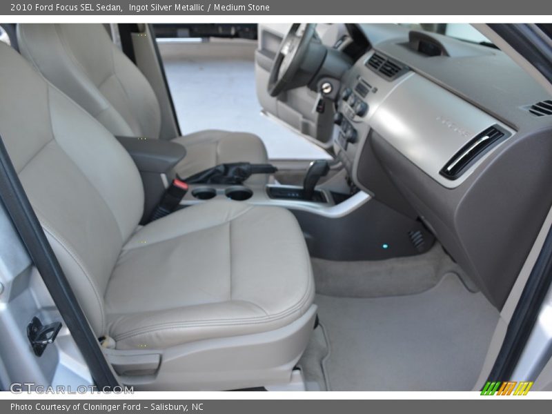Ingot Silver Metallic / Medium Stone 2010 Ford Focus SEL Sedan