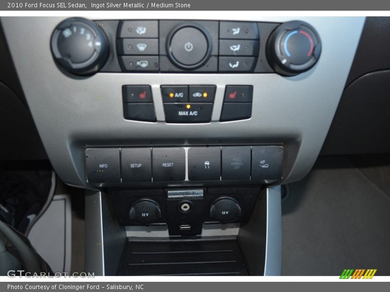 Ingot Silver Metallic / Medium Stone 2010 Ford Focus SEL Sedan