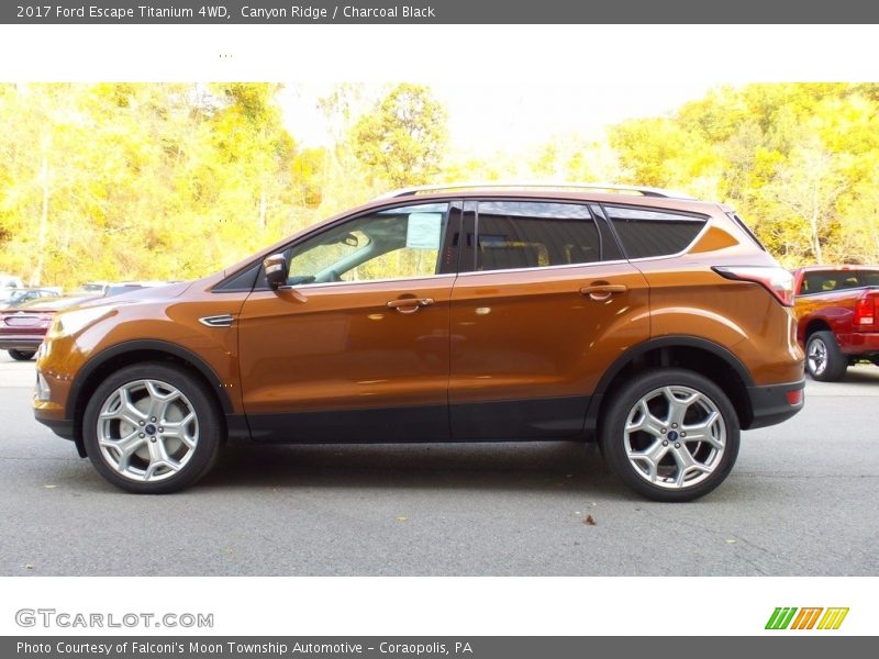 Canyon Ridge / Charcoal Black 2017 Ford Escape Titanium 4WD