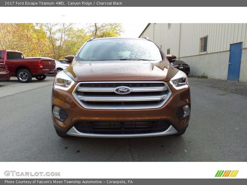 Canyon Ridge / Charcoal Black 2017 Ford Escape Titanium 4WD