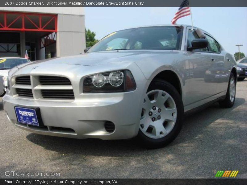 Bright Silver Metallic / Dark Slate Gray/Light Slate Gray 2007 Dodge Charger