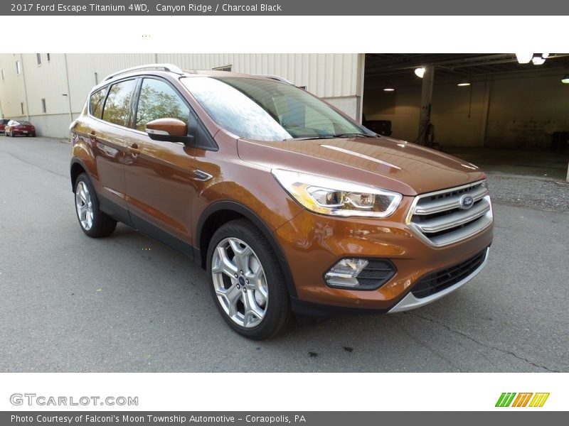 Canyon Ridge / Charcoal Black 2017 Ford Escape Titanium 4WD