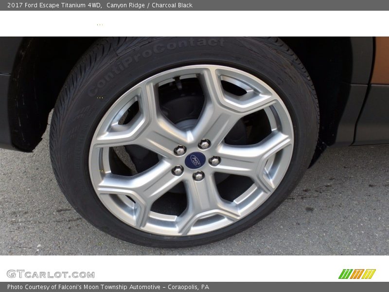 Canyon Ridge / Charcoal Black 2017 Ford Escape Titanium 4WD