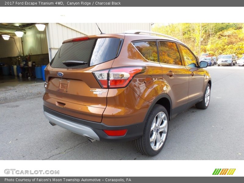 Canyon Ridge / Charcoal Black 2017 Ford Escape Titanium 4WD