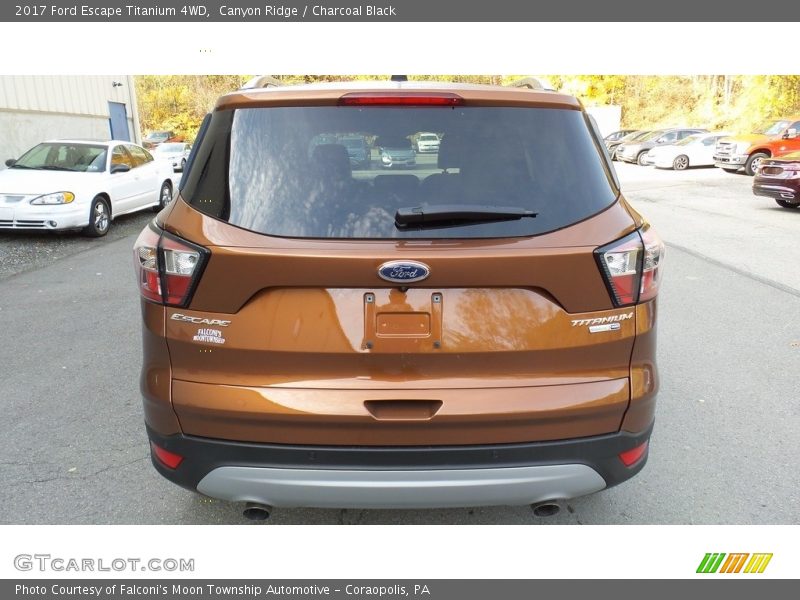 Canyon Ridge / Charcoal Black 2017 Ford Escape Titanium 4WD