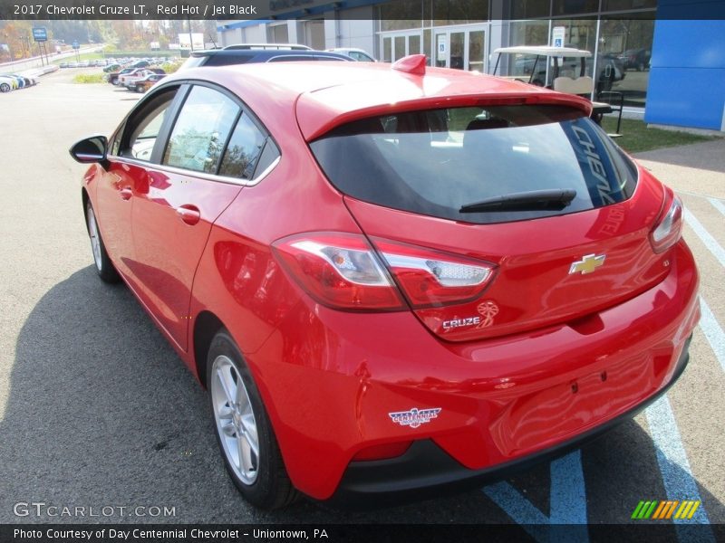 Red Hot / Jet Black 2017 Chevrolet Cruze LT