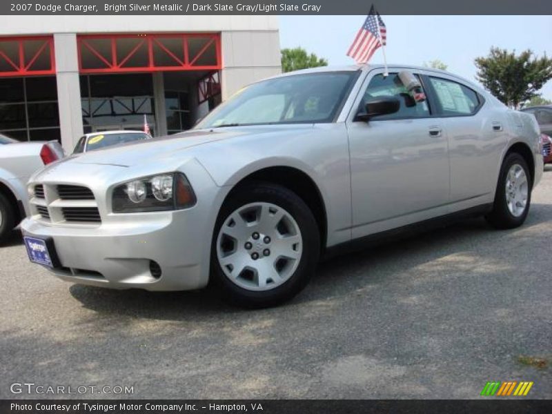 Bright Silver Metallic / Dark Slate Gray/Light Slate Gray 2007 Dodge Charger