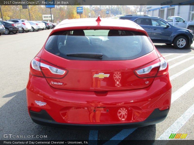 Red Hot / Jet Black 2017 Chevrolet Cruze LT