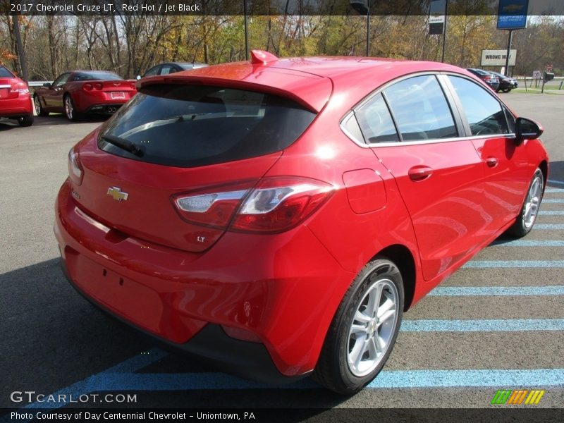 Red Hot / Jet Black 2017 Chevrolet Cruze LT