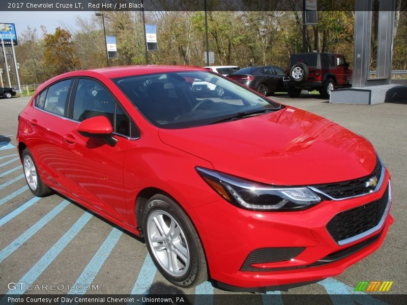 Red Hot / Jet Black 2017 Chevrolet Cruze LT