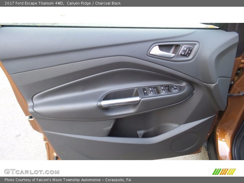 Canyon Ridge / Charcoal Black 2017 Ford Escape Titanium 4WD