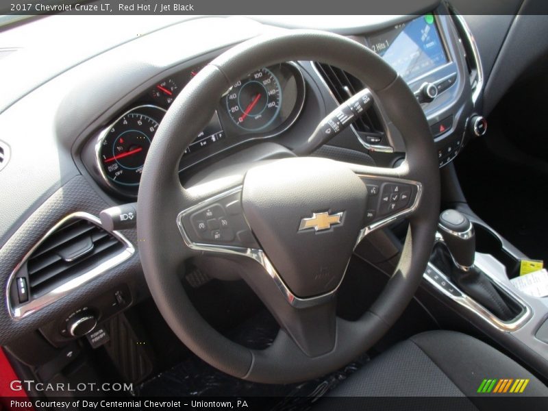 Red Hot / Jet Black 2017 Chevrolet Cruze LT