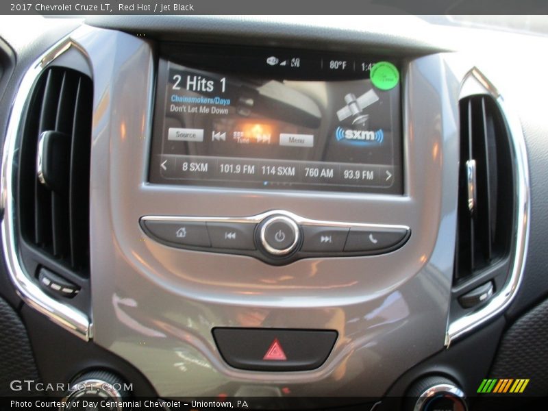 Red Hot / Jet Black 2017 Chevrolet Cruze LT