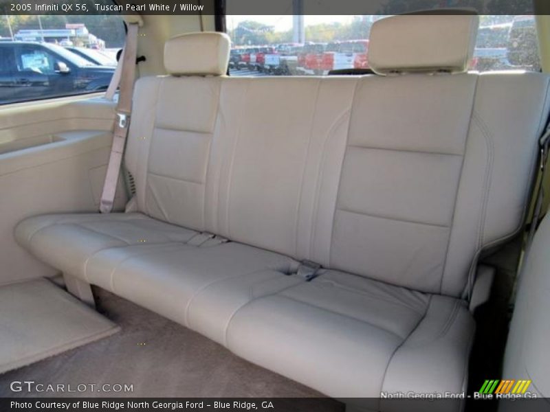 Tuscan Pearl White / Willow 2005 Infiniti QX 56